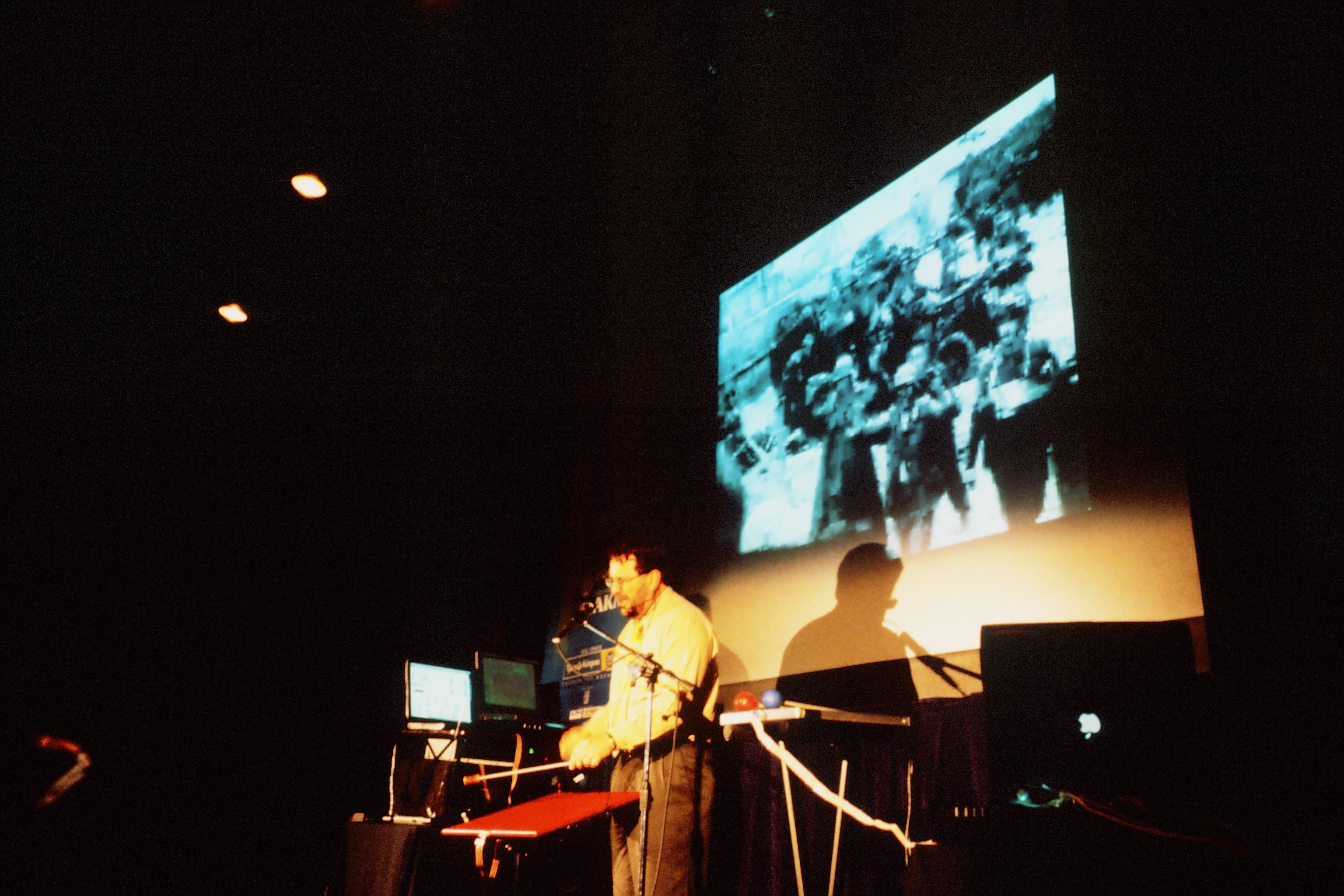 Dr. Boulanger singing OutCries Athens